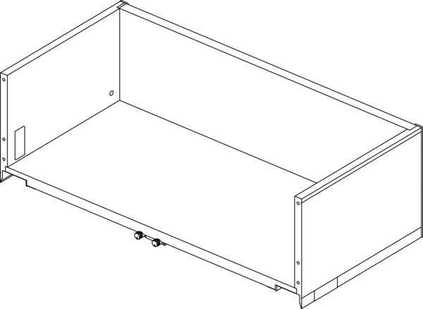 IDEAL STANDARD Conca Schubladenelement 80x50,5 cm anthrazit matt – rechts oder links montierbar