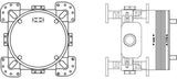 Ideal Standard EASY-Box UP-Bausatz 1 für Einhebelmischer und Thermostate – Unterputz-Installation