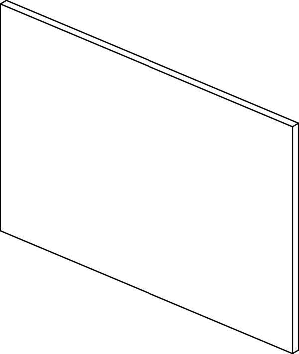 Ideal Standard Conca linke Schubladenfront für Waschtischunterschrank 780x536 mm Weiß
