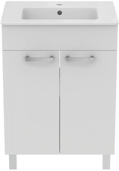 Ideal Standard Eurovit Waschtisch-Paket mit Unterschrank Weiß – Komplett-Set für das Badezimmer