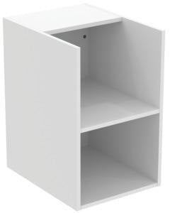 Ideal Standard i.life B Möbel-Set 120 cm – 2 Auszüge, 2 offene Fächer, Chrom/Weiß matt