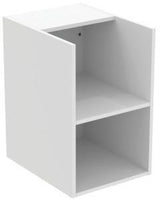 Ideal Standard i.life B Möbel-Set 120 cm – 2 Auszüge, 2 offene Fächer, Chrom/Weiß matt