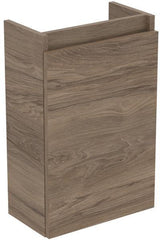 Ideal Standard Eurovit+ Möbelpaket Handwaschbecken 37 cm mit Unterschrank 36 cm, 1 Tür, Weiß/Grau lackiert