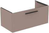 Ideal Standard i.life B Möbel-Set 140 cm mit 1 Auszug & offenem Fach – Weiß matt, Chrom