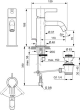 Ideal Standard Conca Waschtisch-Paket Bundle01 mit Unterschrank, Spiegel & Armatur