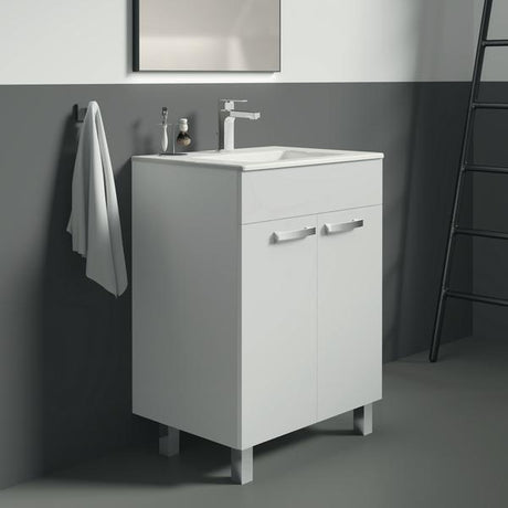 Ideal Standard Eurovit Waschtisch-Paket mit Unterschrank Weiß – Komplett-Set für das Badezimmer
