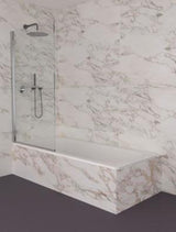 Ideal Standard i.life Falttür für Badewanne 815 mm, Anschlag rechts, Sicherheitsglas, Aluminium silber