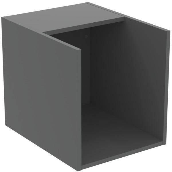 Ideal Standard i.life B Möbel-Set 140 cm mit 1 Auszug & offenem Fach – Weiß matt, Chrom