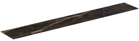 Ideal Standard Waschtischplatte Conca aus Keramik 2385x373x6 mm in Marmor Noir Desir