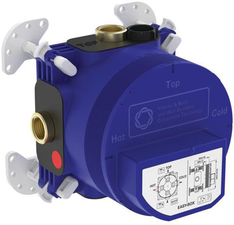 Ideal Standard EASY-Box UP-Bausatz 1 für Einhebelmischer und Thermostate – Unterputz-Installation