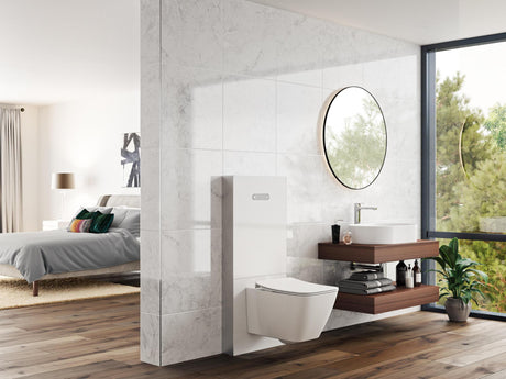 Ideal Standard Adapto Konsole 850 mm Pinie hell – Geschlossene Waschtischplatte ohne Ausschnitt