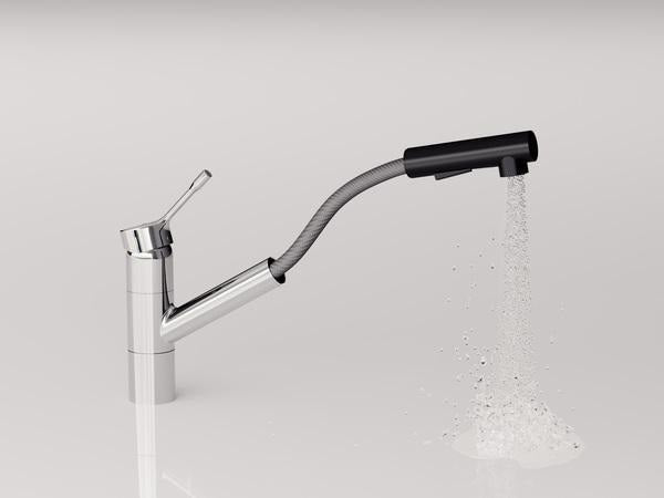 IDEAL STANDARD Ceralook Küchenarmatur mit herausziehbarer Handbrause, 233 mm Ausladung, Chrom