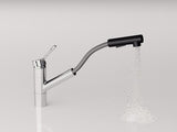 IDEAL STANDARD Ceralook Küchenarmatur mit herausziehbarer Handbrause, 233 mm Ausladung, Chrom