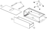 Ideal Standard Conca Waschtisch-Paket Bundle08 mit Unterschrank Weiß, Spiegel und Armatur