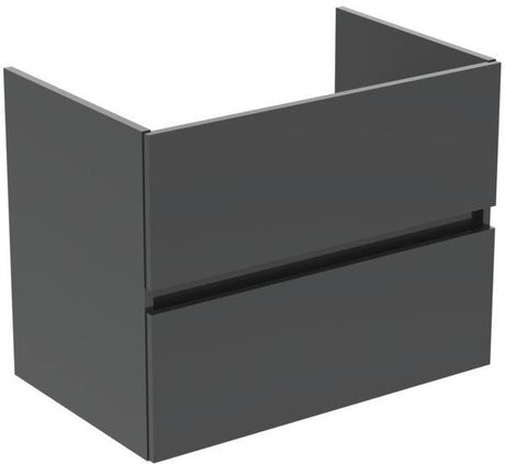 Ideal Standard Eurovit+ Möbelpaket mit Waschtisch 51 cm, Unterschrank 50 cm und 2 Auszügen in Grau