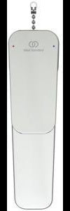 IDEAL STANDARD Ceraplan WT-Armatur H90 Chrom mit Kette, 124 mm Ausladung, ohne Ablaufgarnitur
