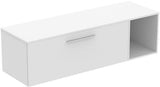 Ideal Standard i.life B Möbel-Set 160 cm – 1 Auszug, 1 offenes Fach, Chrom/Weiß matt