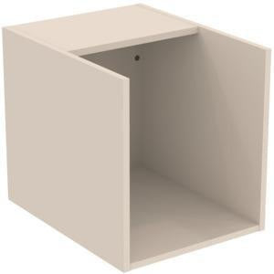 Ideal Standard i.life B Möbel-Set 140 cm mit 1 Auszug & offenem Fach – Weiß matt, Chrom