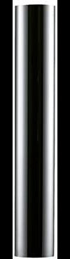 KLUDI Abgangsrohr ohne Bördelrand 1 1/4 Zoll x 290 mm – Chrom, Messing, für Waschtisch & Bidet