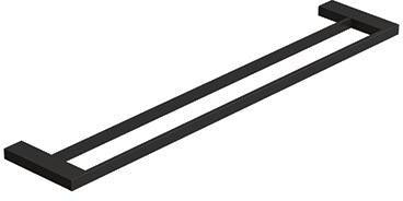KLUDI VELA C Doppel-Badetuchhalter 600 mm Chrom – 2-armig, verdeckte Wandmontage