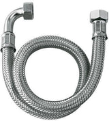 KLUDI ROTEXA Nirosta-Druckschlauch 600 mm – G 1/2 x G 1/2, W270, für Trinkwassererwärmer