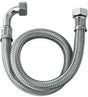 KLUDI ROTEXA Nirosta-Druckschlauch 600 mm – G 1/2 x G 1/2, W270, für Trinkwassererwärmer