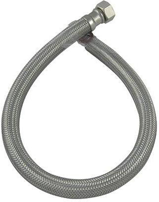 KLUDI Anschlussschlauch G1/2 x G1/2 x 600 mm Chrom – Ersatzteil für Sanitärinstallationen
