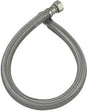 KLUDI Anschlussschlauch G1/2 x G1/2 x 600 mm Chrom – Ersatzteil für Sanitärinstallationen