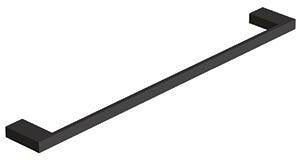 KLUDI VELA C Handtuchhalter 450 mm mattschwarz – Wandmontage, verdeckte Befestigung, Stahl