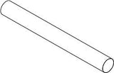 KLUDI Abgangsrohr ohne Bördelrand 1 1/4 Zoll x 290 mm – Chrom, Messing, für Waschtisch & Bidet