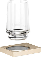 KEUCO Edition 11 Glashalter mit Echtkristall-Glas, verchromt – Wandmontage