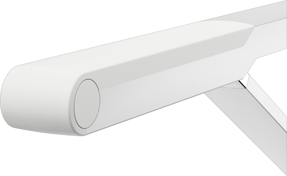 KEUCO AXESS Stützklappgriff WC 700 mm silber-eloxiert/schwarz – Wandmontage