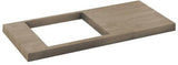 KEUCO Edition 11 Waschtischplatte Eiche Tabak 700-900 mm – Massivholz mit Befestigungskonsolen