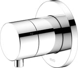 KEUCO IXMO Comfort 3-Wege-Ab- und Umstellventil, rund, verchromt – Unterputz