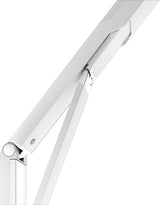 KEUCO AXESS Stützklappgriff WC 700 mm silber-eloxiert/schwarz – Wandmontage