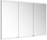 KEUCO Royal Modular 2.0 Spiegelschrank beleuchtet 900 mm, Wandeinbau, 2 Steckdosen, silber-eloxiert