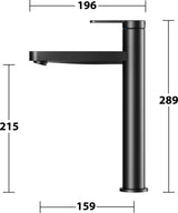 KEUCO IXMO Pure Einhebel-Waschtischmischer 210 mm ohne Ablaufgarnitur, verchromt