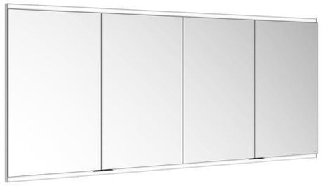 KEUCO Royal Modular 2.0 Spiegelschrank 1800 mm beleuchtet, Wandeinbau, silber-eloxiert