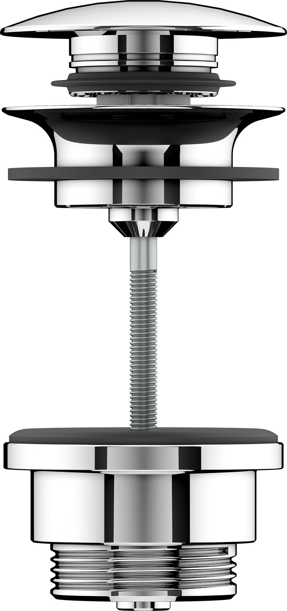 KEUCO Ablaufgarnitur Push-Open G 1 1/4 verchromt – Armaturenzubehör 59902