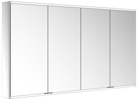 KEUCO Royal Modular 2.0 Spiegelschrank 1700 mm beleuchtet, silber-eloxiert, 4 Türen, Wandvorbau