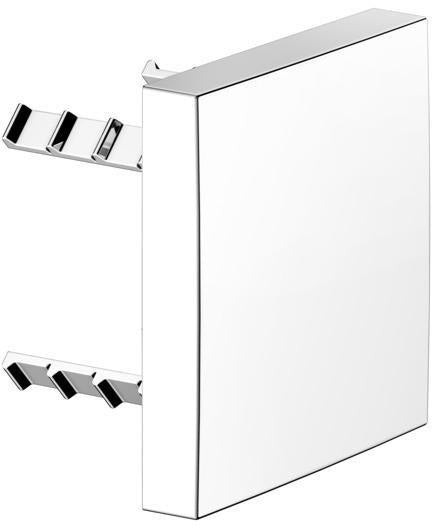KEUCO IXMO Abdeckblende eckig 90 x 90 mm Edelstahl-finish für Rohrunterbrecher