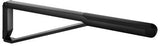 KEUCO AXESS Stützklappgriff WC 700 mm silber-eloxiert/schwarz – Wandmontage