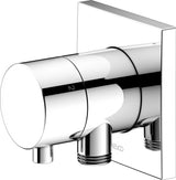 KEUCO IXMO Comfort 3-Wege-Ab- und Umstellventil, rund, verchromt – Unterputz