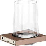 KEUCO Edition 11 Glashalter mit Echtkristall-Glas, verchromt – Wandmontage