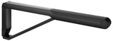 KEUCO AXESS Stützklappgriff WC 700 mm silber-eloxiert/schwarz – Wandmontage