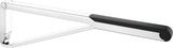 KEUCO AXESS Stützklappgriff WC 700 mm silber-eloxiert/schwarz – Wandmontage