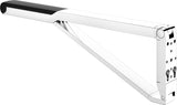 KEUCO AXESS Stützklappgriff WC 700 mm silber-eloxiert/schwarz – Wandmontage