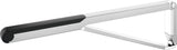 KEUCO AXESS Stützklappgriff WC 700 mm silber-eloxiert/schwarz – Wandmontage