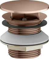 KEUCO Schaftventil G 1 1/4 mit Haube, verchromt – Armaturenzubehör 59904
