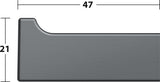 KEUCO Handtuchhaken Edition 11 11114 – Verchromter Einfachhaken, 47 mm, Wandmontage